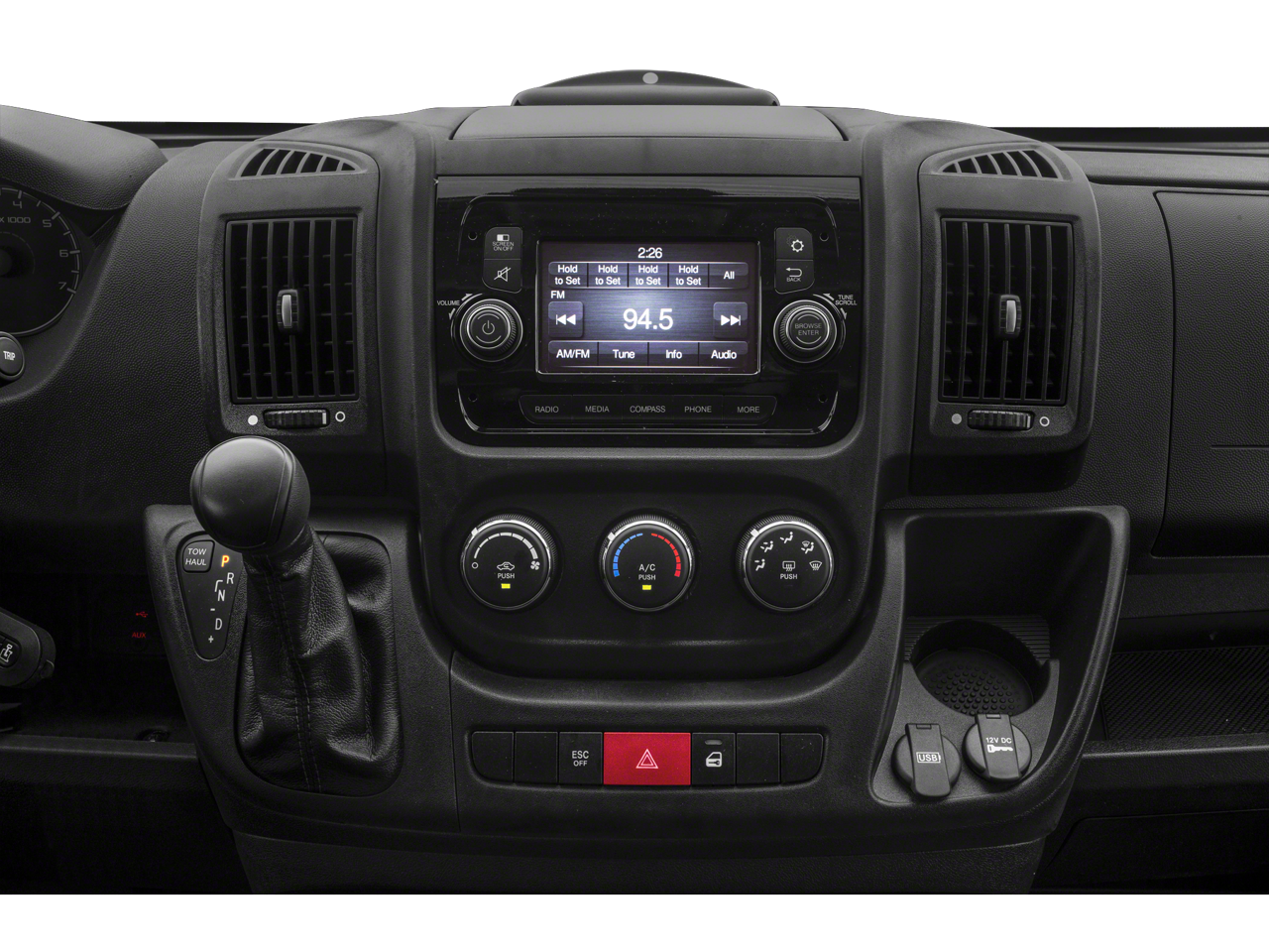 2019 RAM ProMaster 1500 Cargo Van Low Roof 136' WB