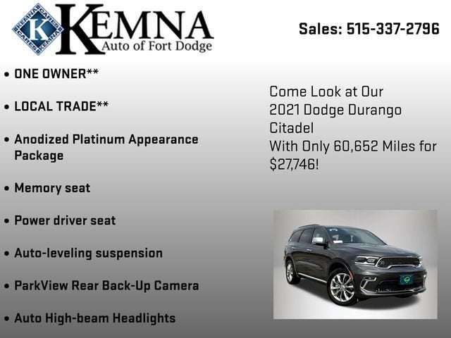 2021 Dodge Durango Citadel AWD