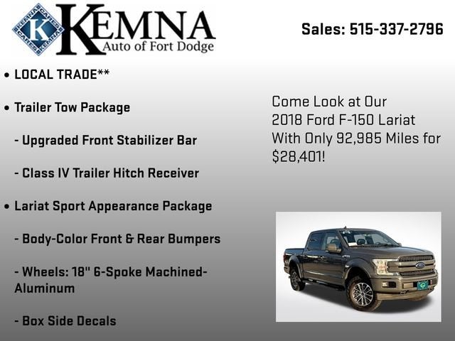 2018 Ford F-150 LARIAT
