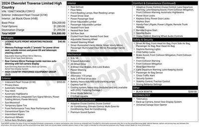 2024 Chevrolet Traverse Limited High Country