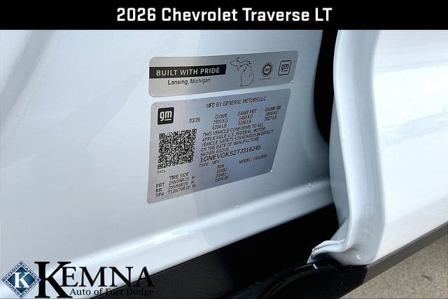 2026 Chevrolet Traverse LT