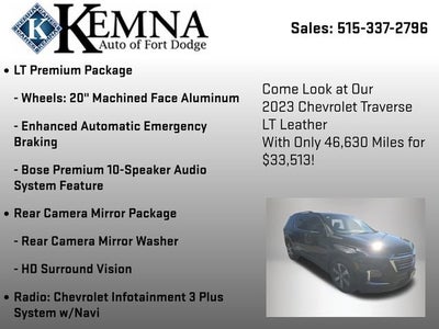 2023 Chevrolet Traverse LT Leather