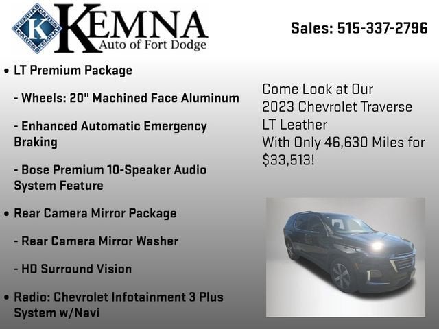 2023 Chevrolet Traverse LT Leather