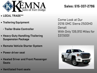 2016 GMC Sierra 2500 HD Denali
