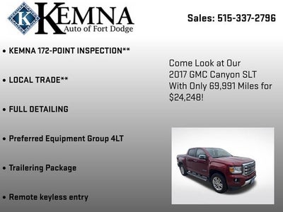 2017 GMC Canyon 4WD SLT
