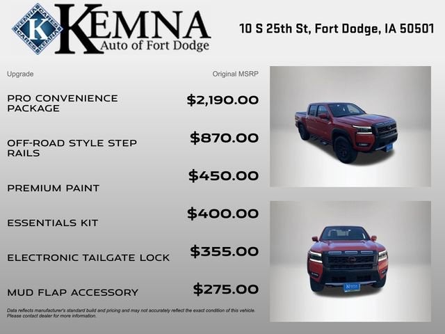 2025 Nissan Frontier Crew Cab PRO-4X 4x4