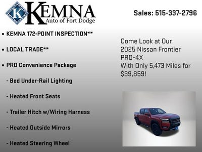 2025 Nissan Frontier Crew Cab PRO-4X 4x4