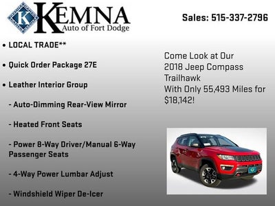 2018 Jeep Compass Trailhawk 4x4