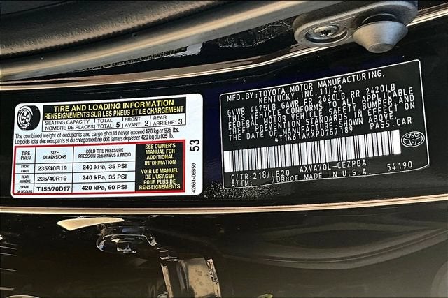 2023 Toyota Camry XSE