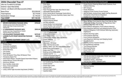 2026 Chevrolet Trax LT