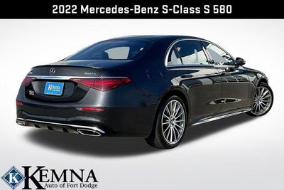 2022 Mercedes-Benz S-Class S 580