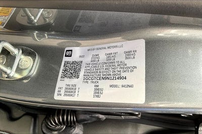 2022 Chevrolet Colorado 4WD Crew Cab Short Box LT