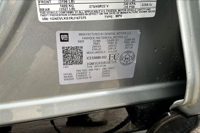 2024 Chevrolet Traverse RS