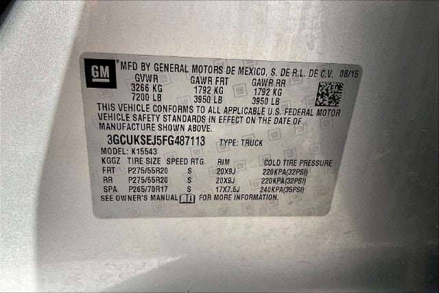 2015 Chevrolet Silverado 1500 LTZ