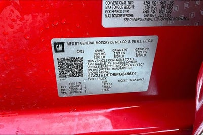 2021 Chevrolet Silverado 1500 4WD Crew Cab Short Bed LT