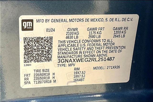 2024 Chevrolet Equinox AWD RS