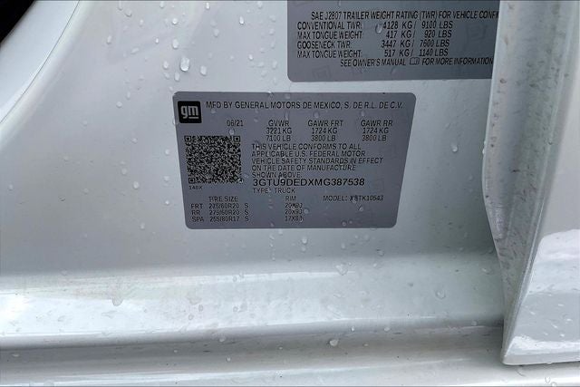 2021 GMC Sierra 1500 4WD Crew Cab Short Box SLT
