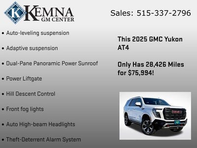 2025 GMC Yukon AT4