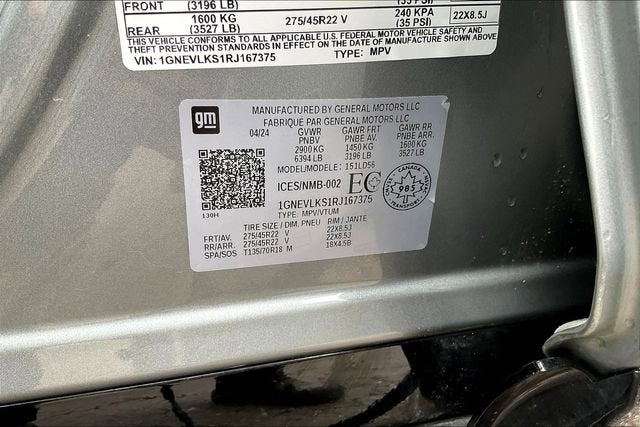 2024 Chevrolet Traverse RS