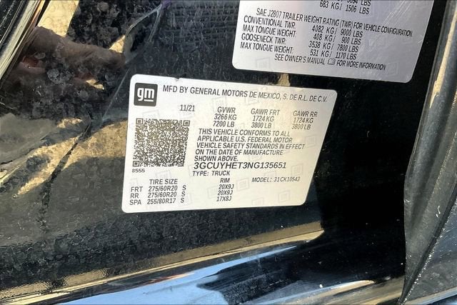 2022 Chevrolet Silverado 1500 LTD High Country